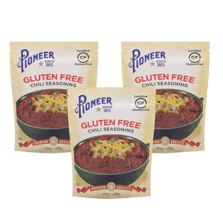 Pioneer Gluten Free Chili Seasoning, 3 Pack, 1 oz