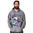thumbnail image 4 of The Smurfs Kanji Hustle King Royalty Men Big & Tall Graphic Hoodie Brisco Brands 4X, 4 of 5