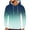 10# Green, variant on Mens Hoodies Warehouse Mens Gradient Printed Hooded Sweatshirts Pullover Long Sleeve Hoody Drawstring Casual Tops Hooded Sportswear with Pockets Size 8-24