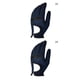 thumbnail image 4 of Sonducket 1 Uds. Guante de Golf de mano izquierda para hombre, paño de microfibra antideslizante, manopla elástica transpirable, guantes protectores veinticinco 2piezas Sonducket CBP172646, 4 of 6