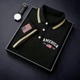thumbnail image 2 of RMGVDSD Mens Polo Shirts 4th of July Patriotic Shirt Short Sleeve Casual Collared Shirt 250th Anniversary USA Shirts Graphic Print Independence Day Tops Basic Golf Shirts, 2 of 5