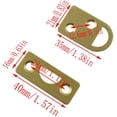thumbnail image 3 of Slide Bolt Latch Catch 2Inch Brass Surface Slide Bolt Tower Barrel Door Shoot Bolt Lock, 3 of 6