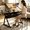 black, variant on Drafting Table with Storage & Stool, 0-75° Lockable Angle, 26.77" to 35.82" Adjustable Height, 35.58" x 23.62'' Tabletop, 2 Drawers and Shelf, Tilted Writing Drawing Table for Home, Rustic Brown