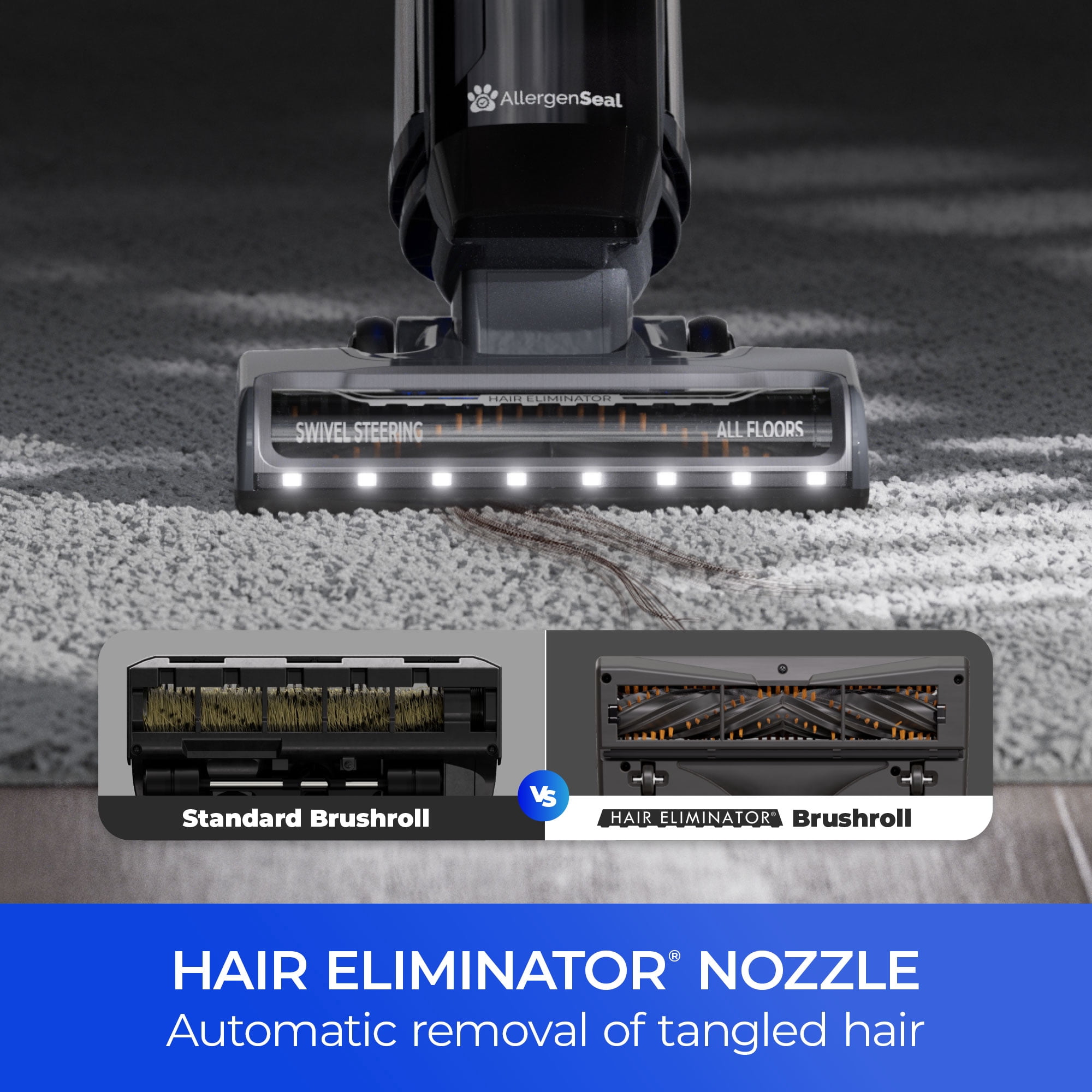 Kenmore Elite Litening™ Bagless Upright Vacuum Pet Friendly, 24V Cordless Power, Lift-up Canister, Hair Eliminator Brushroll Nozzle, CU7001, Black
