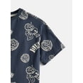 thumbnail image 3 of Wonder Nation Little Boys' Crewneck Tee with Short Sleeves, 3-Pack, Sizes 4-10, 3 of 3