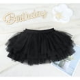 thumbnail image 4 of Baby Toddlers Girls Tutu Skirt with Ruffled Pants Diaper Cover Birthday Holiday Party Tulle Skirt, 4 of 6