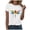 White, variant on GEWSEY Women's Dragonfly Graphic Tees Trendy Casual Loose Summer Funny Cute Printed Short Sleeve Shirts Tops (White, 3XL)