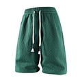 thumbnail image 5 of IhhxPro Big and Tall Men's Casual Shorts with Pockets Elastic Waist Board Men Quick Dry Swim Trunks Lightweight Loose Fit Summer Beach Activewear M-5XL, 5 of 6