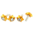 thumbnail image 1 of 4pcs Formado Estrellas Licencia Plato Pernos Tordillos Tono dorado para Coche Auto, 1 of 1