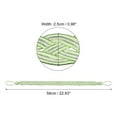 thumbnail image 2 of Uxcell 4Pack 23" Curtain Tiebacks Braided Drapery Holdback Holder with Hooks, Green/Silver, 2 of 6
