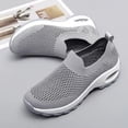 thumbnail image 1 of Zapatos casuales de mujer Malla de moda transpirable Ligero para el verano (39 gris) DQrwqpou Tenis De Mujer Tenis De Hombre, 1 of 6