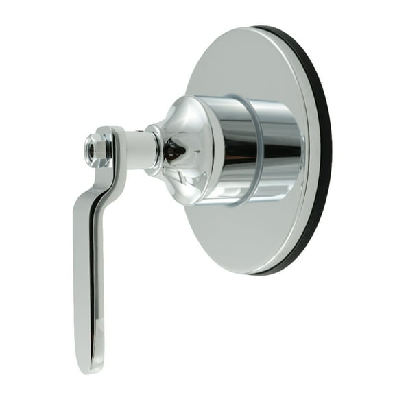 Kingston Brass KS3031KL Whitaker Single-Handle Three-Way Diverter Valve with Round Trim Kit, Polished Chrome