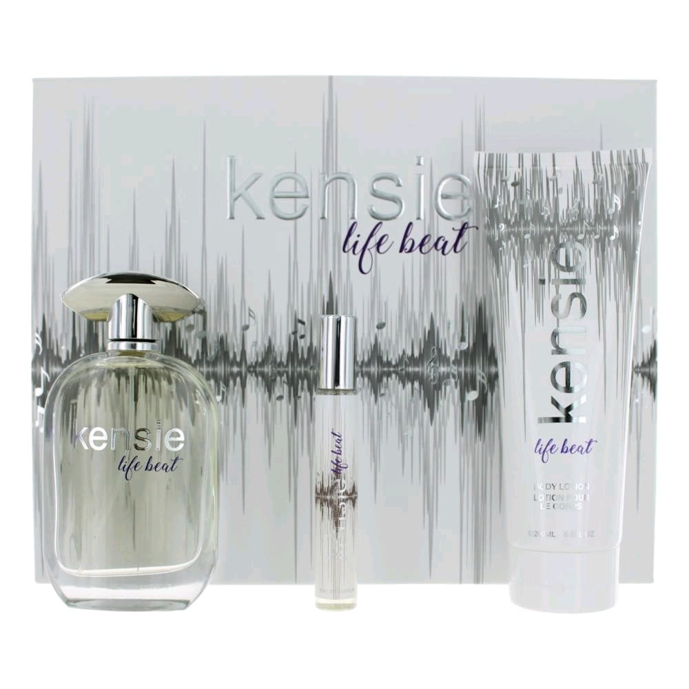 Kensie Kensie Life Beat by Kensie, 3 Piece Gift Set for Women