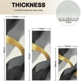 thumbnail image 4 of Gray and Gold Marble Wavy Lines Pattern Kitchen Rugs Sets Of 3,Kitchen Runner Rugs Non Skid Washable,Decorative Kitchen Floor Mats for Kitchen,Sink,Laundry,17"x30"+ 17"x47" + 17"x59", 4 of 6