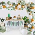 thumbnail image 3 of 152 Pcs Olive Green Balloons Arch Garland Kit - White Olive Green Gold Confetti Balloons Set for Wedding Birthday Baby Shower Party Decorations, 3 of 4