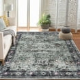 thumbnail image 2 of Vintage Living Room Area Rug 5x7 Soft Washable Oriental Traditional Distressed Farmhouse Rugs for Bedroom Home Office Decor Green, 2 of 6
