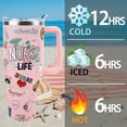 thumbnail image 3 of Nurse Tumbler 40 oz Tumbler with Handle and Straw Lid Leak Proof - Nurse Gifts for Women Mom Nurses Day - Birthday Gifts for Women Travel Coffee Mug Insulated for Hot Cold Ice, 3 of 6