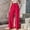 Red, variant on SEMPAI Womens Pants for WomenWide Leg Long Mid Summer Pants for Women 2024 Mothers Day Straight Soft and Comfortable Solid Plus Size Pants for Women