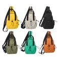 thumbnail image 6 of Nylon Slings Bag Small Crossbody Backpack,Convertible Chest Bag Casual Daypack For Outdoor Cycling Hiking Travel Unisex, 6 of 9