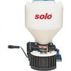 Solo Portable 20 lb Capacity Crank Operated Lawn & Garden Spreader with Adjustable Shoulder Strap