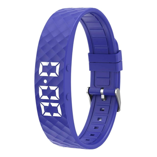 Rewenti Vibration Reminder Smart Wristband Sleep Monitoring Alarm Watch Sports Rechargeable Wristband