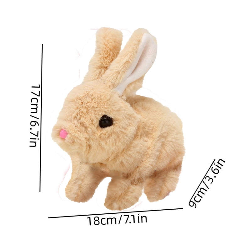 Bunby - My Realistic Bunny Toy,Interactive Realistic Bunny Toy  Jumping,Twitching,And Shaking Ears,Bunbi Realistic Bunny That  Moves,Vitality Bliss ...