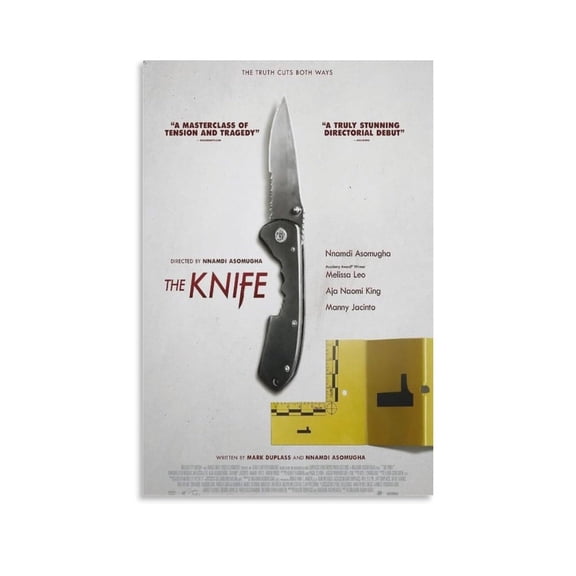 The Knife - Vintage Blockbuster Movie Poster New Movie Poster Canvas Wall Art