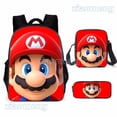 thumbnail image 2 of Mario bros mochila sonic mochila bolsa de hombro estuche de lápiz de tres piezas set, 2 of 4