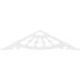 thumbnail image 2 of Ekena Millwork 72"W x 18"H x 1"P (6/12) Pitch Wagon Wheel Architectural Grade PVC Gable Pediment, 2 of 5