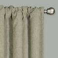 thumbnail image 2 of Brookstone Harvey Solid Room Darkening Rod Pocket Window Curtain Panel, Green, 50 x 108, 2 of 2