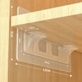 thumbnail image 1 of Soporte de estante sin perforaciones, soporte de pasta de partición en capas para armario, soporte de estante de carga, soporte de partición sin clavos, 1 of 4