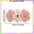 thumbnail image 2 of Cute Flower Bath Mat,Non-Slip Washable Rugs Floor Mat, Bathroom Rugs Non Slip Washable High Absorbent Easy to Clean,Entrance Bedroom Bathroom Indoor Door Carpet For Home(Pink,,16*24 in), 2 of 5