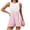 #007-Pink, variant on Women's Fashion Loose Casual Adjustable Strapless Jumpsuit, Sleeveless Button-Down Pocket Overalls for Summer and Daily Wear