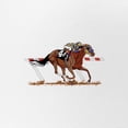thumbnail image 2 of CafePress - Jockey On Racehorse - Adjustable Unisex Printed Trucker Hat with Mesh Back, 2 of 8