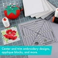 thumbnail image 6 of Creative Grids 6-1/2in Square It Up or Fussy Cut Square Quilt Ruler - CGRSQ6, 6 of 6