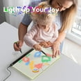 thumbnail image 6 of Rechargable 10.2"X13.8" LED Light-Up Dry Erase Board with 7-Color Neon Doodle Glow,Touch Control & Stand - Night Light for Room/Office/Gift,Includes 7 Markers (white), 6 of 7
