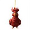 thumbnail image 1 of Árbol de Navidad Adorno de Pollo Lindo Coche Colgante Acrílico Creativo (E), 1 of 3