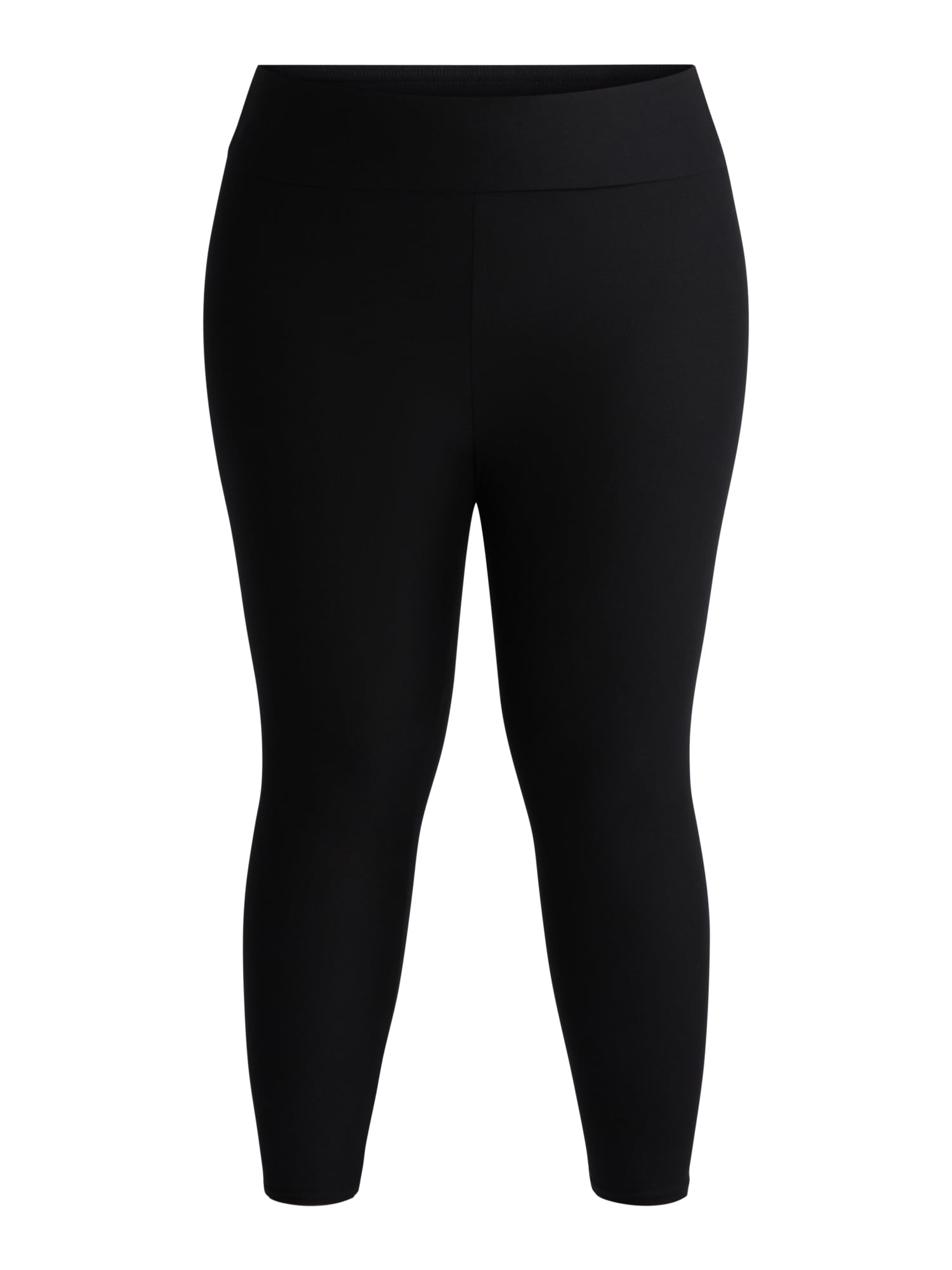 Terra & Sky's Women's Plus Capri Leggings, 2-Pack