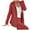Fall Clothes Red, variant on Womens Knitted Ribbed Fall Clothes, Zip Up Sweatshirts for Women Fashion Loose Fit Solid Color Side Slit Long Sleeve Pullover Hoodies