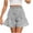 Gray, variant on fatyb Women's Flowy Shorts Ruffle Hem Wide Leg Shorts Elastic Waist Lightweight Casual Summer Shorts