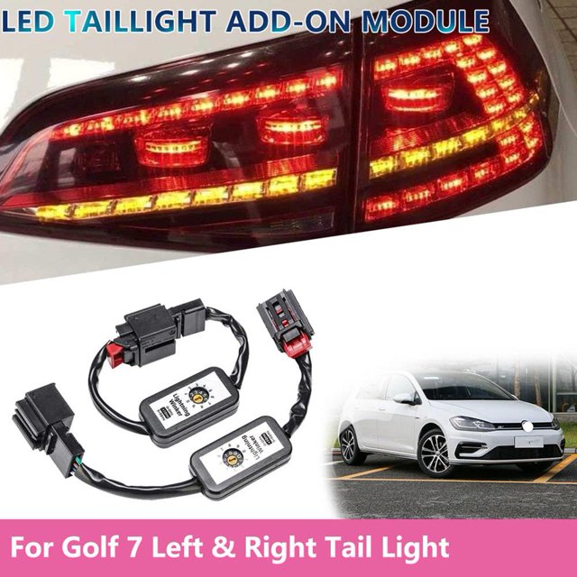 7uds. Módulo de señal de giro, arnés de cables de luz trasera LED dinámica para Golf Audi, 2 uds.