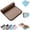 Brown, variant on Chillpaws Cooling Mat, Self-Cooling Pet Mat, Washable Portable Coolings Pad for Dogs Cats, Ice Silk Self Cooling Foldables Mat