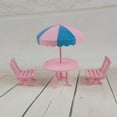 thumbnail image 3 of ifundom Miniature House Decor with Tiny Umbrella Set, 10x14cm, Perfect for Home, Office, and Garden Decoration, 3 of 6