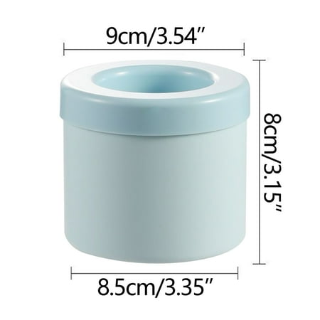 

Egmy 2022 Cubes Maker Decompress Lattice Cylinder Silicone Molding Cup Maker Tray Press-Type Easy-Release Ice Lattice Light Blue One Size