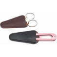 thumbnail image 2 of Scissors Sheath Leather Scissors Covers Protector Colorful Sewing Scissor Sheath Portable Eyebrow Trimming Beauty,Pink, 2 of 4