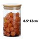 thumbnail image 2 of Tarros de Vidrio HerméTicos con Tapas de Bambú y Cucharas de Bambú: Recipientes de Vidrio Duraderos y Decorativos para Frijoles, Té, AzúCar, Nueces, 2 of 5