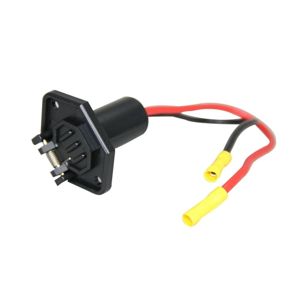 Pactrade Marine Boat Trolling Motor Female Socket Connector 12V 2-Wire 10 Gauge