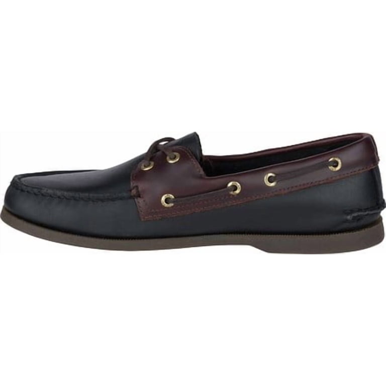 Sperry Top-Sider Men\'s 12M Pebbled Leather Saltwater‎ Chukka Boot Black/Amaretto sperry top sider chukka boot products for sale | eBay main image 4