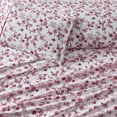 thumbnail image 5 of Great Bay Home Winter Floral Brushed Microfiber Sheet Set, Full, 4 Pieces, 5 of 6