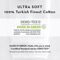 thumbnail image 6 of Hotel Style Turkish Cotton Bath Towel Collection Textured Teal Bath Towel, 6 of 7